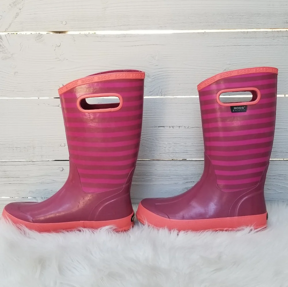 Bogs Striped Rain Boots